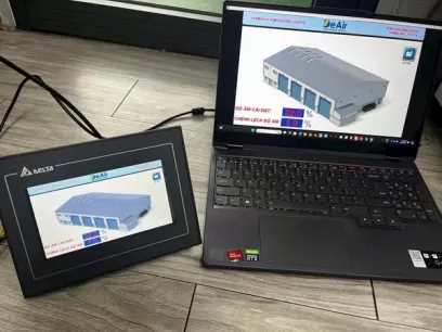 Máy hút ẩm DeAir.RE-600 tích hợp BMS giám sát sát điều khiển online